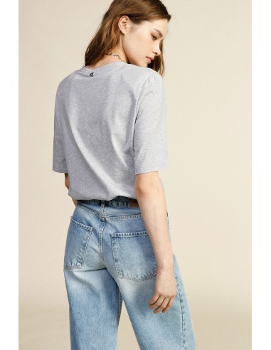 T-shirt gola redonda corte regular mangas curtas Dixie