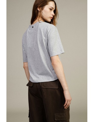 T-shirt com corte boxy e lenço decorativo Dixie