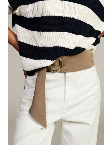 Cinto Largo Com Argola Metálica Dixie