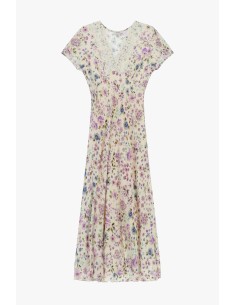 Abito Lungo Floreale Con Scollo Ricamato Dixie - Vestiti Firmati Li... 2