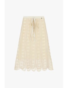 Gonna Midi Traforata Con Bordo Ricamato Dixie - Vestiti Firmati Lif... 2