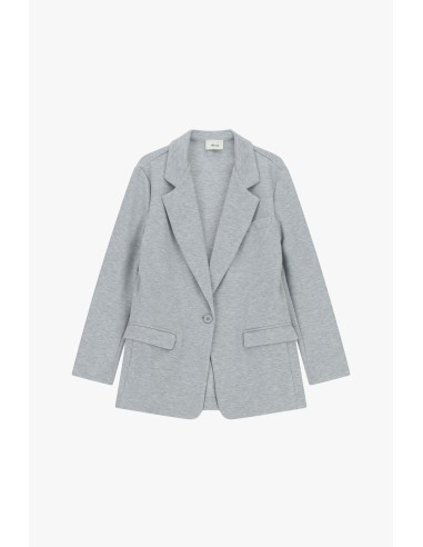 Blazer de Abotoamento Simples com Bolsos de Aba Dixie