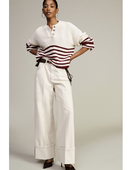 Pantaloni Palazzo Con Risvolto Ampio E Tasche Dixie - Vestiti Firma...