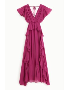 Abito Lungo Con Balze Fluide Dixie - Vestiti Firmati Life Smiles 2