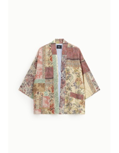 Blazer Estampado com Mangas Amplas Dixie