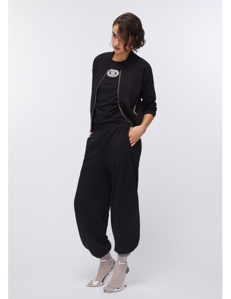 Sweatshirt com detalhes em corrente Liu Jo