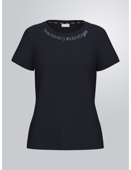 T-shirt com logótipo estampado Liu Jo
