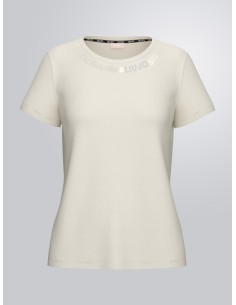 T-shirt com logótipo estampado Liu Jo