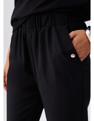 Calças Slim Fit com Barra Virada Liu Jo