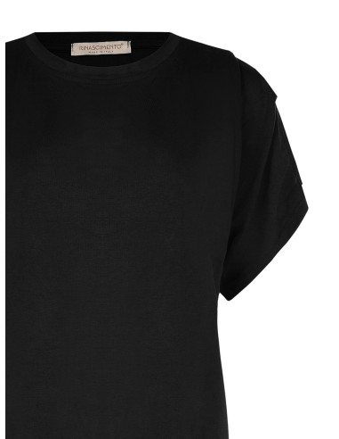 T-shirt ampla e fluida em viscose Rinascimento