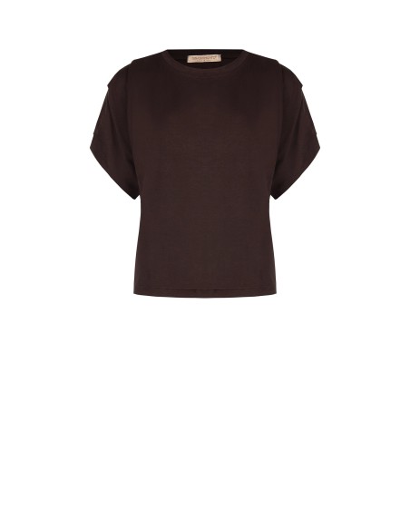 T-shirt ampla e fluida em viscose Rinascimento