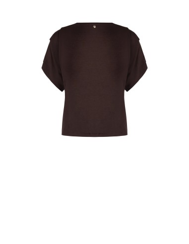 T-shirt ampla e fluida em viscose Rinascimento