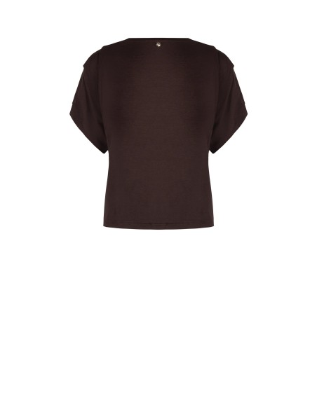 T-shirt ampla e fluida em viscose Rinascimento