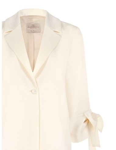 Blazer amplo com maxi laços nas mangas Rinascimento