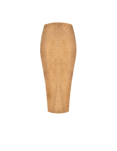 Saia lápis transpassada em imitação de camurça com efeito esfumado Rinascimento