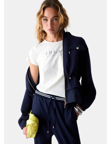 T-shirt com strass Liu Jo