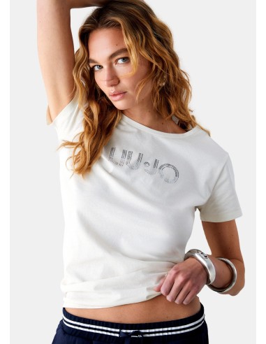 T-shirt com strass Liu Jo