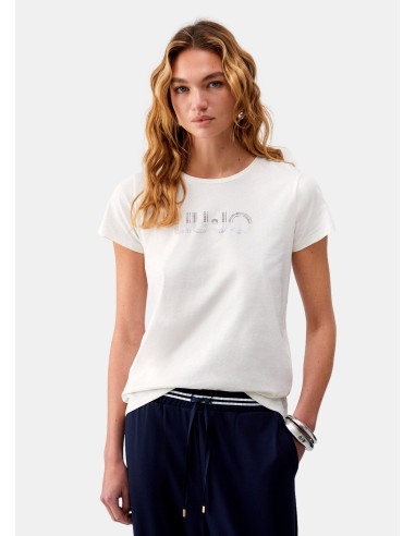 T-shirt com strass Liu Jo