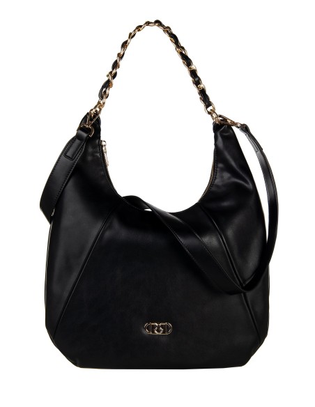 Borsa A Spalla A Luna In Similpelle Con Tracolla Regolabile E Remov...