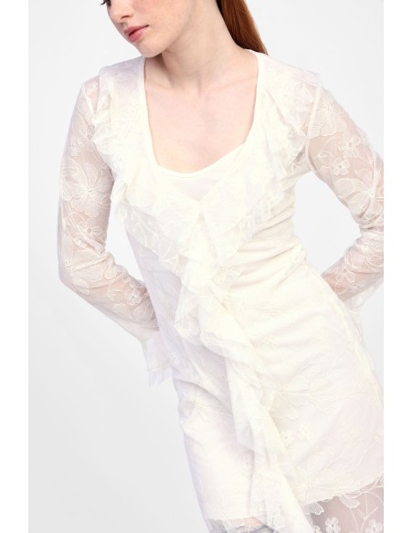 Vestido Com Mangas Compridas Dixie