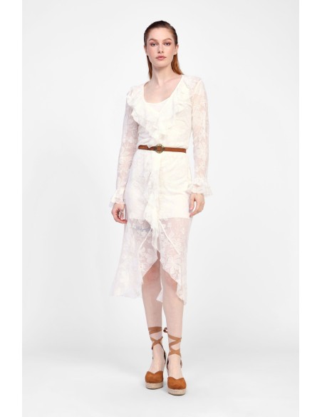 Vestido com mangas compridas Dixie