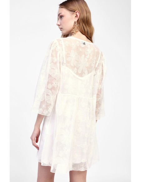 Vestido Curto Com Motivo Floral Dixie