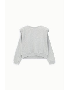 Sweatshirt Gola Redonda Ombros Estruturados Barra Elástica Dixie 2