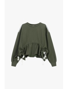 Sweat sem capuz com franzidos ajustáveis Dixie 2