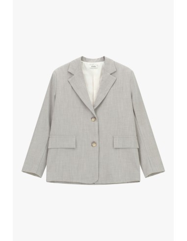 Blazer com botões e bolsos frontais com abas Dixie