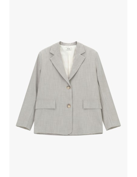 Blazer com botões e bolsos frontais com abas Dixie