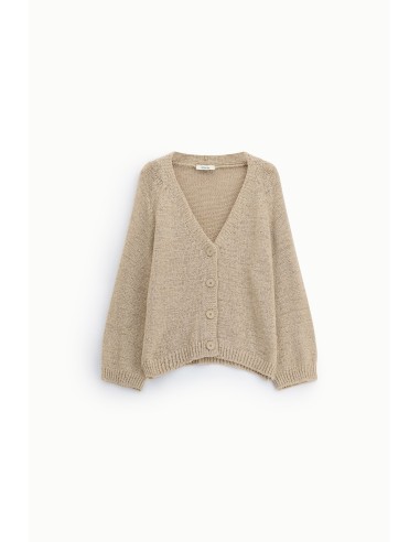 Cardigan com botões e decote em V Dixie