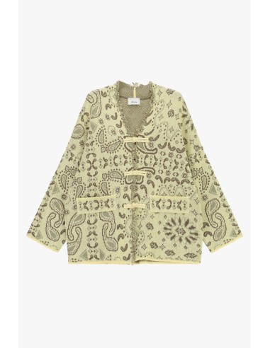 Cardigan com fecho de alamares e bolsos frontais Dixie
