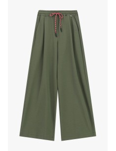 Calças Palazzo com Cintura Elástica e Cordão Dixie