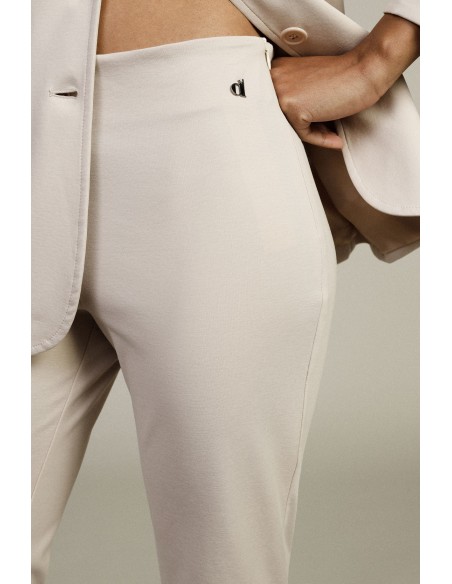 Calças flare de cintura alta corte regular Dixie