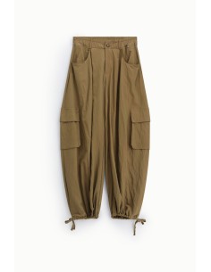 Calças Largas com Bolsos Laterais e Bainha Ajustável Dixie 2