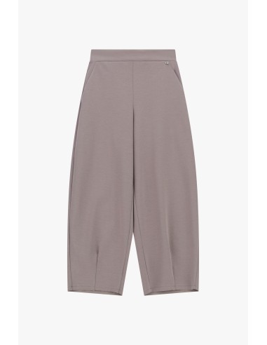 Calças Palazzo cropped de cintura alta com bolsos Dixie