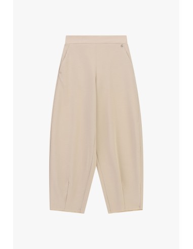 Calças Palazzo Cropped Cintura Alta com Bolsos Dixie