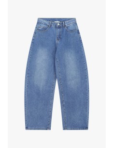 Jeans Balloon Fit com Cintura Alta e Perna Larga Dixie 2