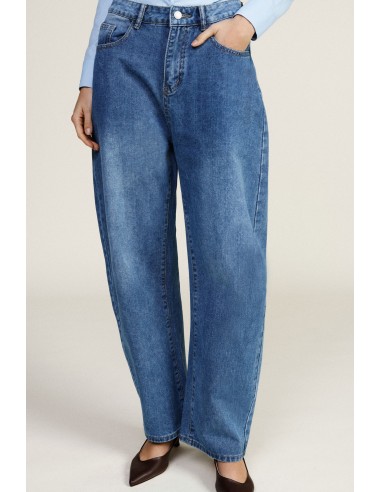 Jeans balloon fit com cintura alta e perna larga Dixie