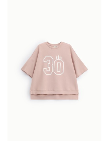 T-shirt de mangas curtas com estampa número 30 Dixie