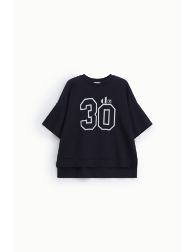 T-shirt mangas curtas estampada número 30 Dixie