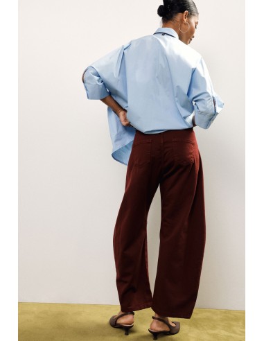 Calças Largas De Cintura Alta Dixie - Vestiti Firmati Life Smiles