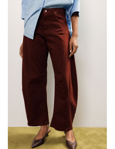 Calças Largas De Cintura Alta Dixie - Vestiti Firmati Life Smiles