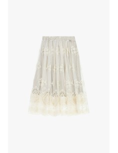 Gonna Midi Plissè Con Ricamo Floreale Dixie - Vestiti Firmati Life ... 2