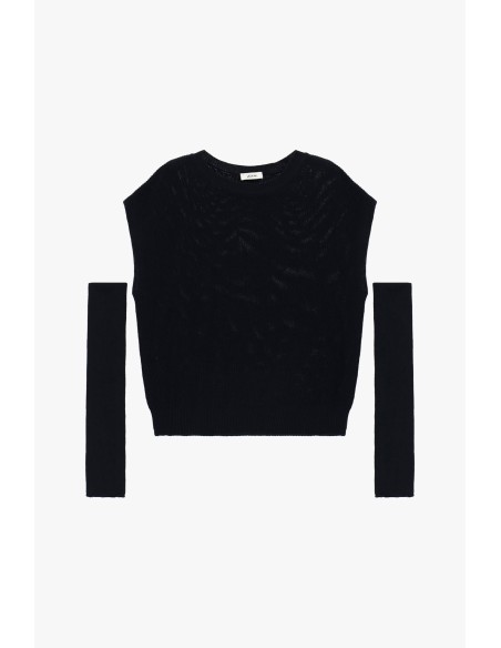 Top Lavorato A Maglia Con Maniche Staccabili Dixie - Vestiti Firmat...