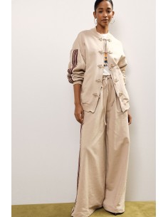 Pantaloni Palazzo Con Bande Laterali E Laccio Dixie - Vestiti Firma...