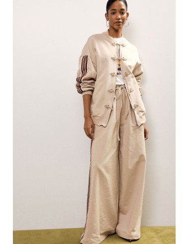 Pantaloni Palazzo Con Bande Laterali E Laccio Dixie - Vestiti Firma...