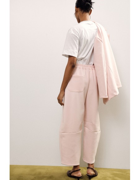 Calças Palazzo Cropped com Bolsos Frontais Dixie