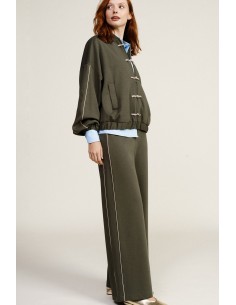 Pantaloni Palazzo Ampi Con Profilo A Contrasto Dixie - Vestiti Firm...