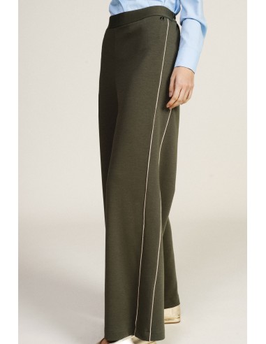 Pantaloni Palazzo Ampi Con Profilo A Contrasto Dixie - Vestiti Firm...